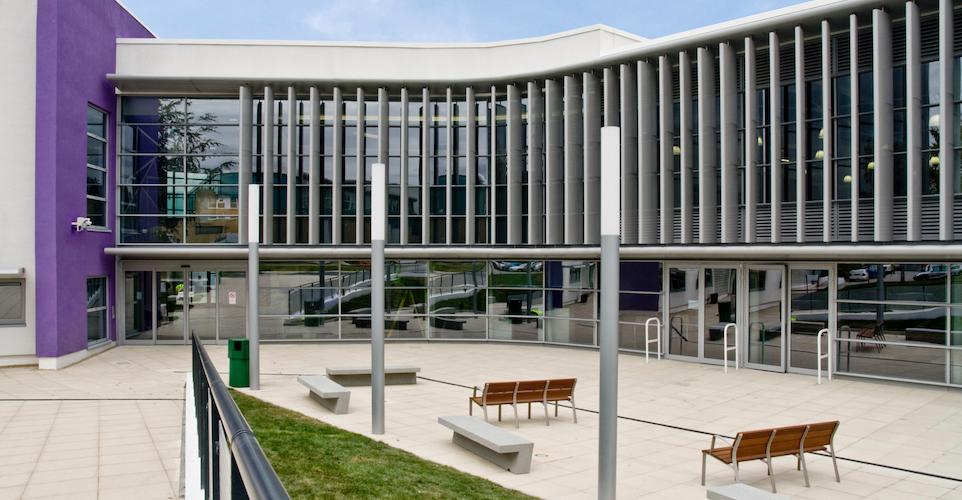 A picture of North West Kent College's building